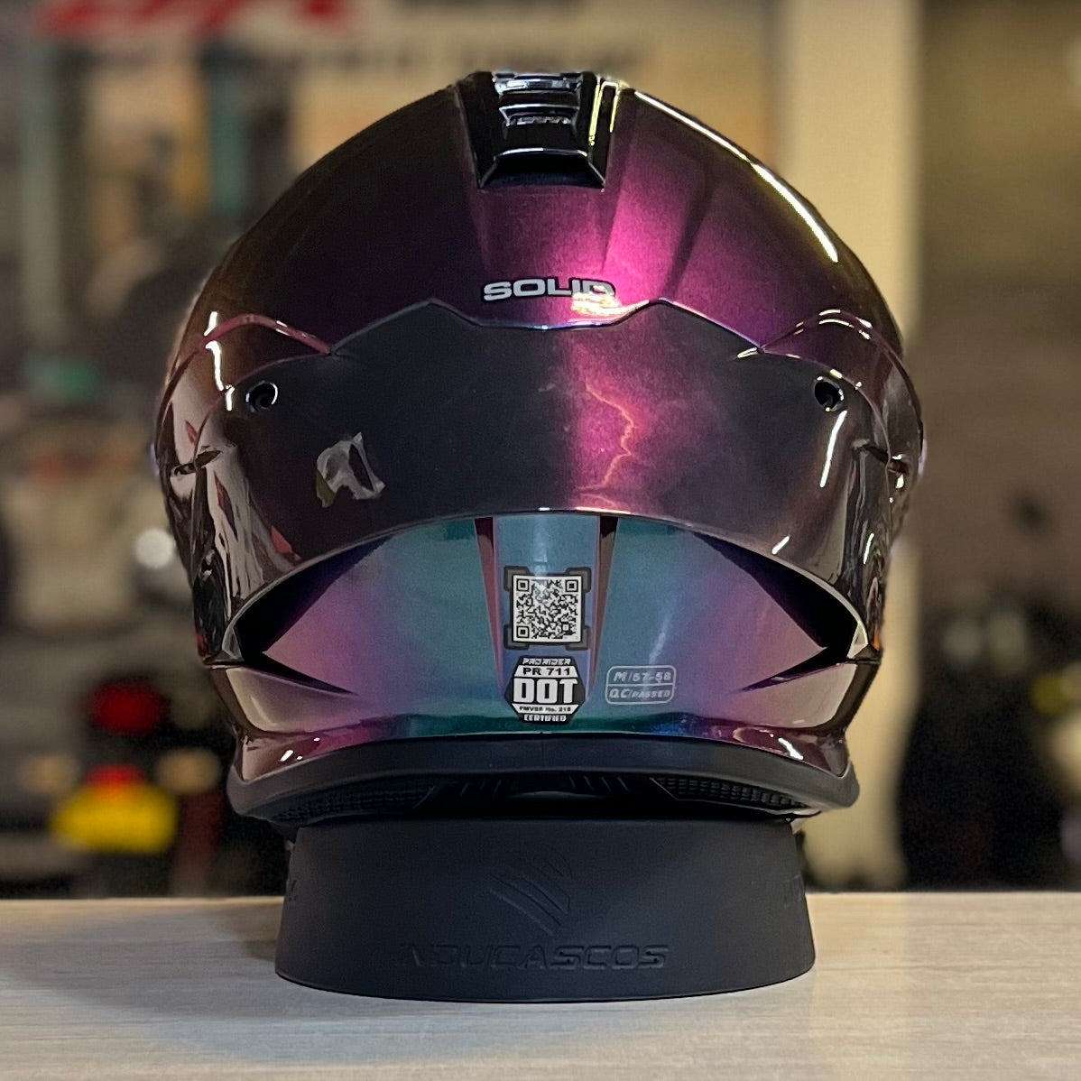 CASCO INTEGRAL PRO RIDER 711 Camaleón Blue