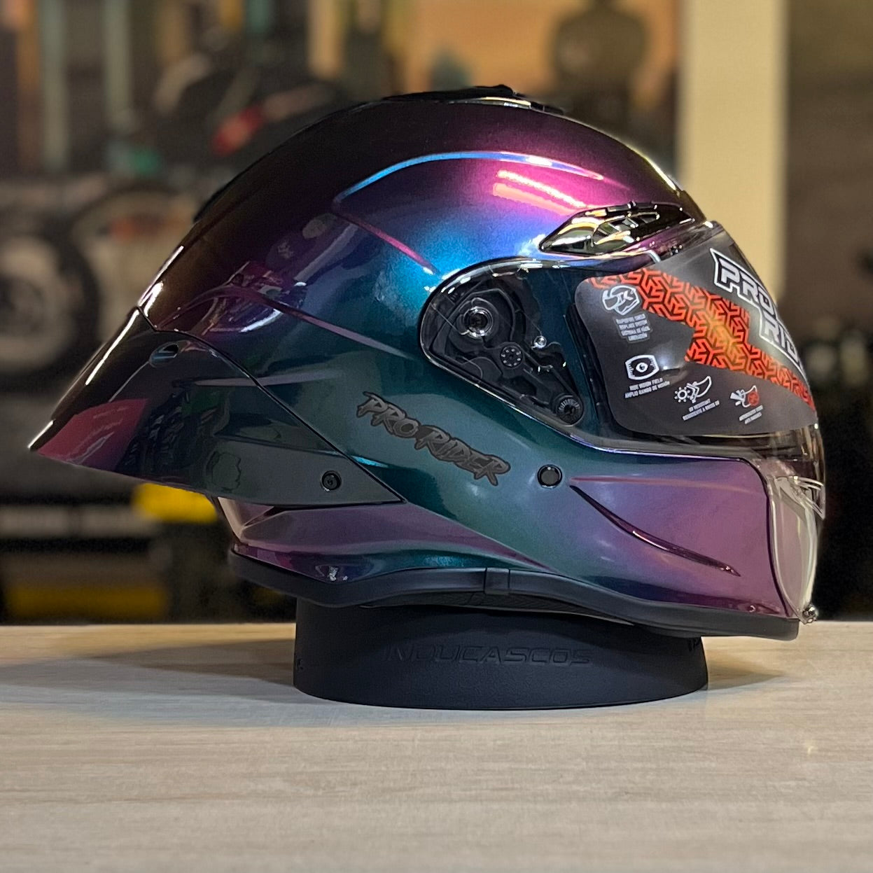 CASCO INTEGRAL PRO RIDER 711 Camaleón Blue