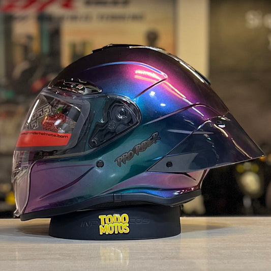 CASCO INTEGRAL PRO RIDER 711 Camaleón Blue