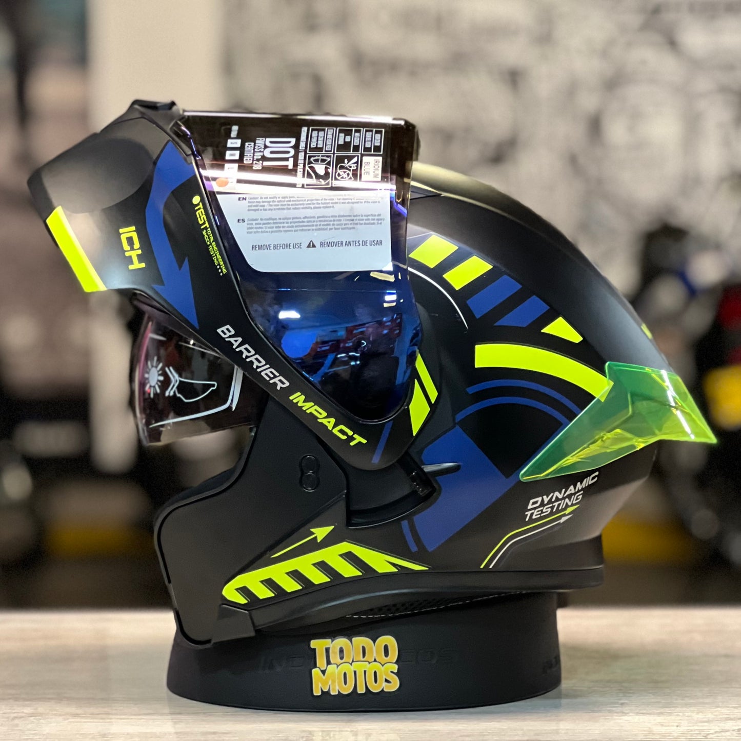 CASCO ABATIBLE ICH 3120 Test
