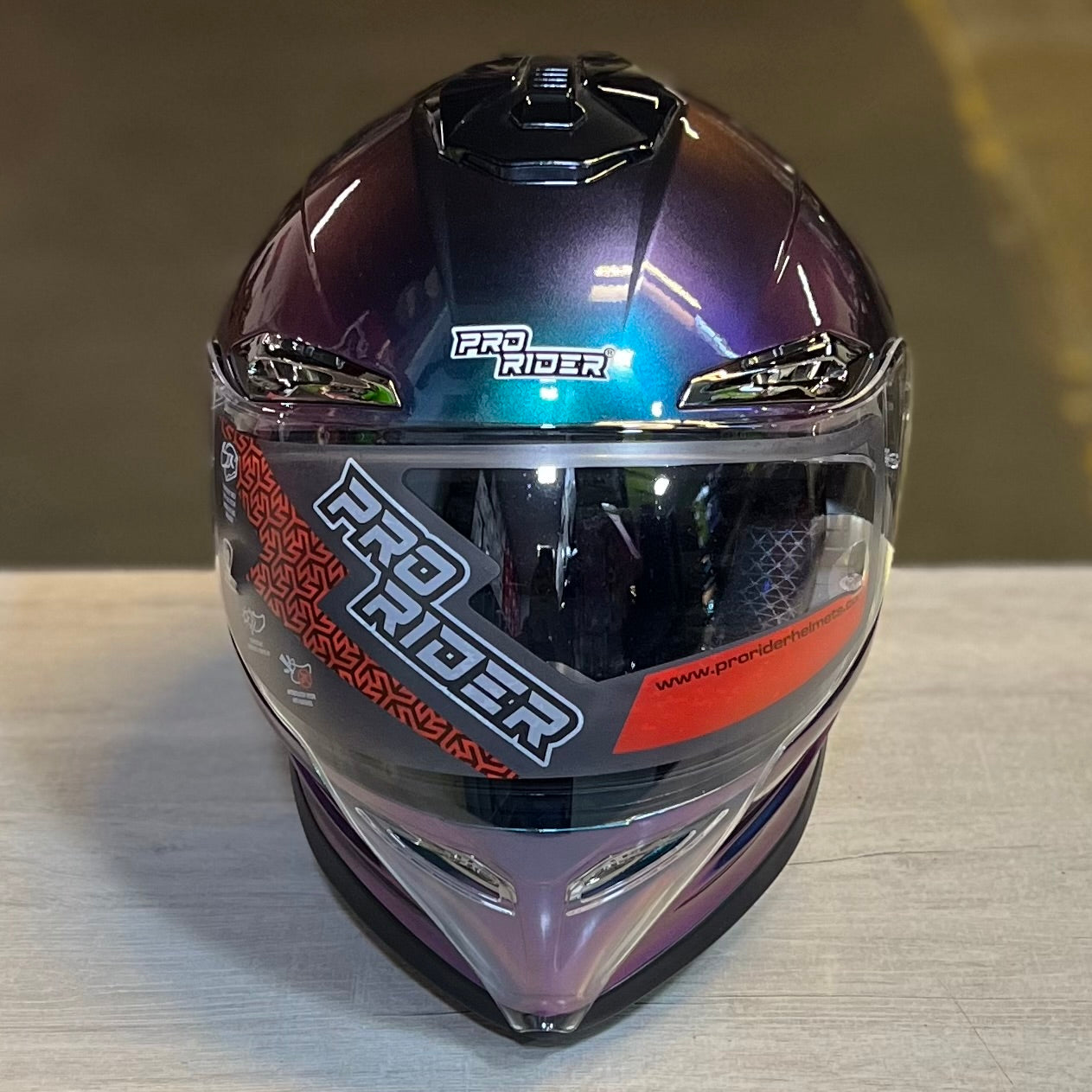 CASCO INTEGRAL PRO RIDER 711 Camaleón Blue