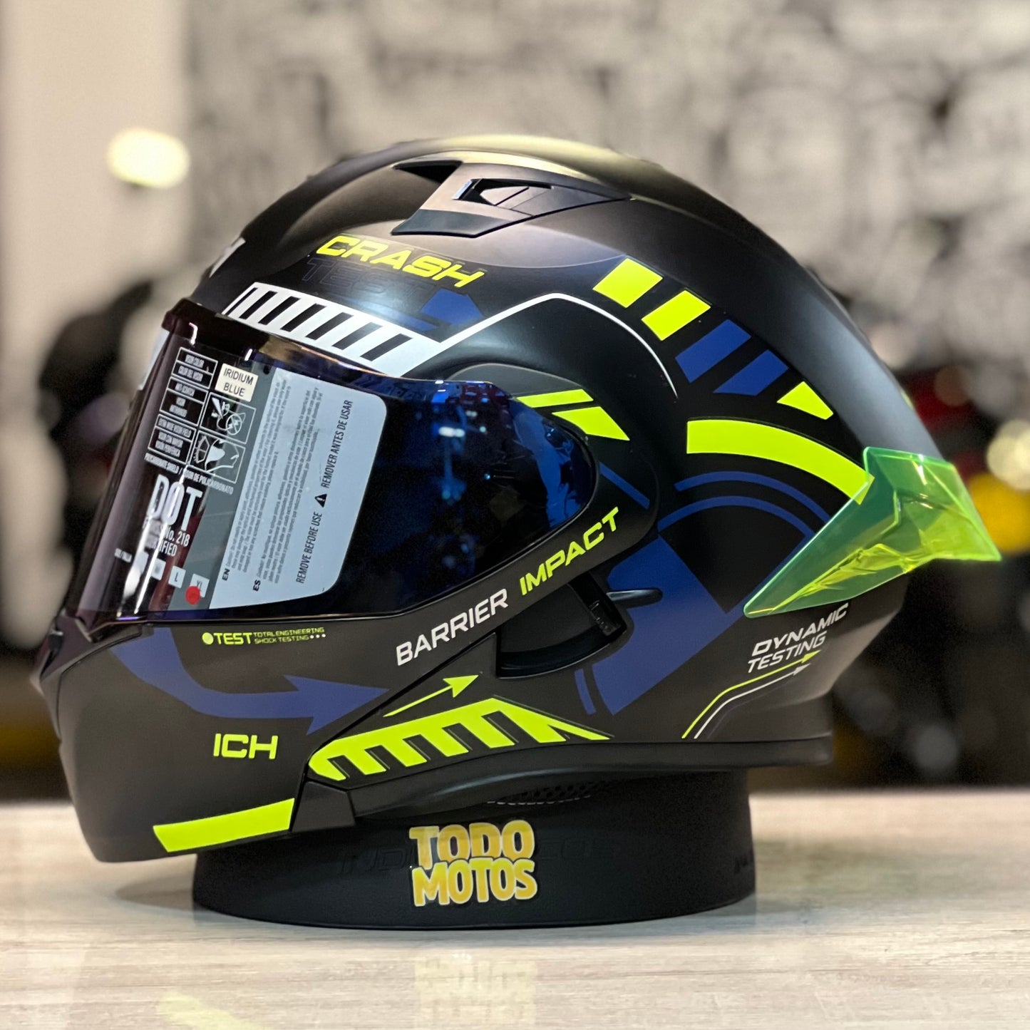 CASCO ABATIBLE ICH 3120 Test